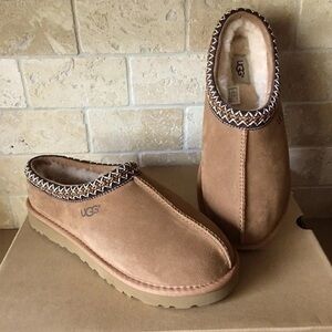 UGG Women's Tan Suede Slippers